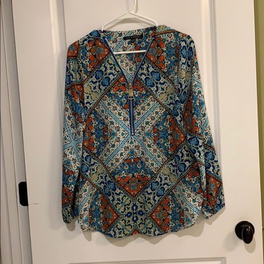 Zac and Rachel long sleeve top.